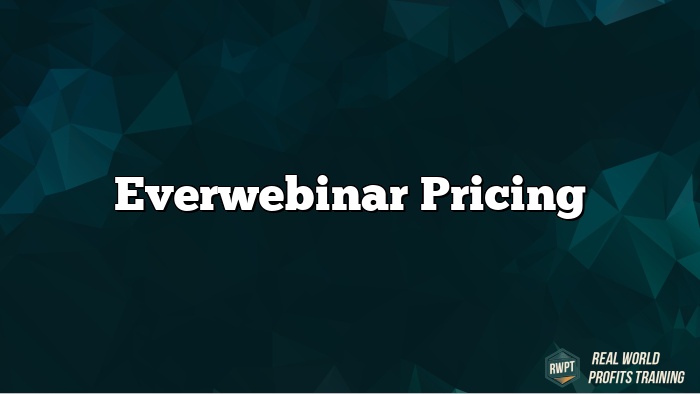 everwebinar pricing